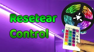 RESETEAR control de LUCES LED  Configurar 2020 [upl. by Rehptsirhc940]