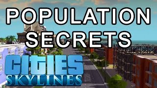 Cities Skyline Population Secrets  How to increase Density [upl. by Lihka]