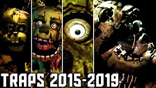 Evolution of Springtrap in FNAF 20152019 [upl. by Wahkuna]