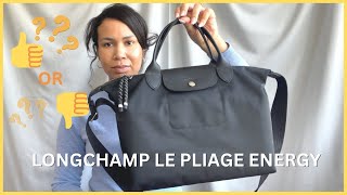 REVIEW TIME Longchamp Le Pliage Energy Size M [upl. by Ulysses]