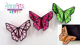 MARIPOSA ORIGAMI marcapáginas  DIY  ORIGAMI BUTTERFLY bookmark [upl. by Harmaning]