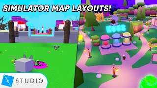 3 Popular Simulator Map Layouts you Should Know Roblox Studio [upl. by Ehcar602]