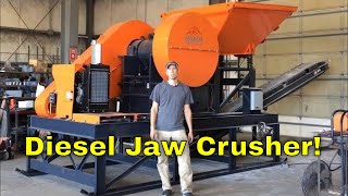 Diesel Powered Jaw Crusher  Rock Crusher [upl. by Edveh]