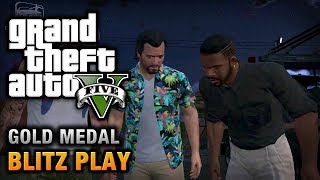 GTA 5  Mission 39  Blitz Play 100 Gold Medal Walkthrough [upl. by Korella]