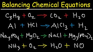 Introduction to Balancing Chemical Equations [upl. by Karlotte]