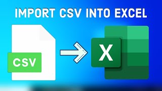 How to Import CSV File Into Excel [upl. by Ardnaeed]