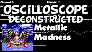 Sonic CD  Metallic Madness past  Oscilloscope Deconstructed [upl. by Micheline]