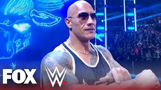 The Rock Surprise Return Entrance WWE Day 1  WWE on FOX [upl. by Evars]