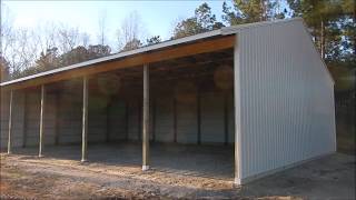 5 Day Pole Barn Build [upl. by Yemar943]