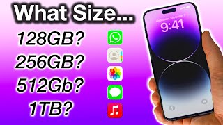 How to Pick the CORRECT iPhone 14 Storage Size [upl. by Livingston]