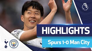 Sons stunner claims opening day DELIGHT against City  Highlights  Spurs 10 Man City [upl. by Bolte641]