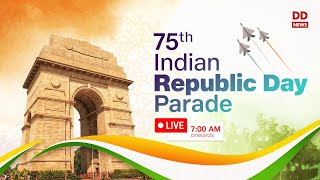 Indias Republic Day Parade 26th January 2024  LIVE [upl. by Belloir]