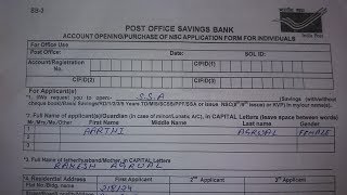 How to Fill Sukanya Samriddhi Account Opening Form [upl. by Chalmer]