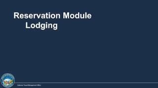 Finding and Making Lodging Reservations  DTS [upl. by Earvin749]