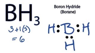 BH3 Lewis Structure  How to Draw the Lewis Structure for BH3 [upl. by Ecirtnahc993]