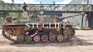 7 STUGLIFE  Driving the Sturmgeschütz III Ausf G  IN and outside VIEW [upl. by Cacilia]