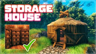 How to Build an Organised Storage House  Valheim [upl. by Chrysler151]