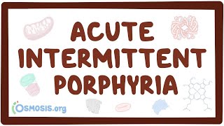 Acute Intermittent Porphyria  an Osmosis Preview [upl. by Tomaso324]