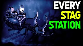 Every Stag Station in Hollow Knight  Detailed Guide [upl. by Llet]