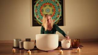 5 Minute Crystal Singing Bowl Meditation By Daniela Botur [upl. by Nadler]