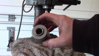 How To Remove Drill Press Chuck Rockwell Delta [upl. by Royal]