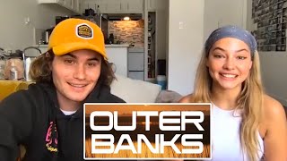 Outer Banks Stars Chase Stokes amp Madelyn Cline on How They Landed Roles [upl. by Fabi]