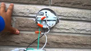 How To Change An Outdoor Light Fixture By Yourself [upl. by Aramit]