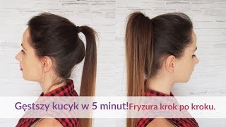 Sposób na gęstszego kucyka krok po kroku Hair by Jul [upl. by Peednam56]