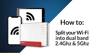 Split WiFi into dual band 24Ghz amp 5Ghz  channel selection [upl. by Eibrad]