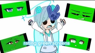 Rating gacha Green screens D  Spottedpelt [upl. by Yllen]