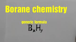 Borane chemistry Assigning Closo Nido Arachno boranes [upl. by Tabbi]