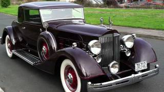 1934 Packard Super 8 Coupe  Walk Around Tour [upl. by Geiger503]