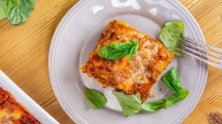 How To Make Lasagna By Valerie Bertinelli  Her Mom [upl. by Attenaej]