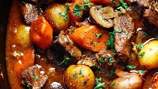 Slow Cooker Beef Bourguignon I The Recipe Critic [upl. by Linsk]