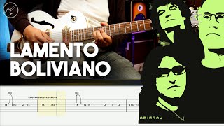 Lamento Boliviano  Enanitos Verdes COMPLETA Tab Guitarra  SOLO Guitarra [upl. by Adihsar518]