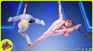 Kid Dancers MOVE JUDGES TO TEARS with EMOTIONAL AERIAL DANCE Performance [upl. by Anihtyc]