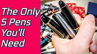 Building The Perfect 5 Pen Fountain Pen Collection [upl. by Eelyab]