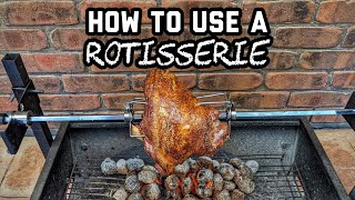 How to Use a Charcoal SpitRotisserie for Beginners [upl. by Ielhsa]