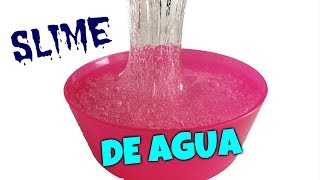 Haz SLIME DE AGUA Probando recetas de 💦Water Slime💦 [upl. by Adoc]