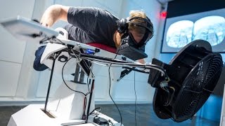 Flying the Birdly Virtual Reality Simulator [upl. by Fruma965]