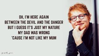 Ed Sheeran  Save Myself Lyrics [upl. by Atiluap]