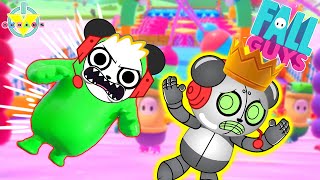 ROBO COMBO VS COMBO PANDA Let’s Play FALL GUYS Happiest Battle Royale [upl. by Ainsworth710]