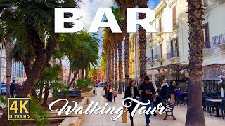 Bari ITALY  4K Ultra HD Walking Tour [upl. by Anasus]