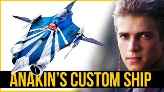 Star Wars Ships Anakins CUSTOM Delta7 Starfighter  Azure Angel [upl. by Yrrad]