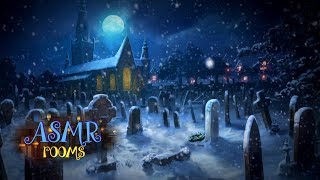 Christmas in Godrics Hollow  Harry Potter Inspired ambience  1 hour Holiday Soundscape amp Snow [upl. by Aierbma735]