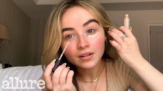 Sabrina Carpenters 10 Minute Makeup Routine For Natural Light  Allure [upl. by Sol]