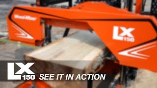 LX150 Twin Rail Portable Sawmill in Action  WoodMizer [upl. by Aicnetroh410]