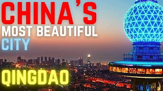 Chinas Most Beautiful City  Qingdao China Aerial Drone 2021  中国最美的城市 [upl. by Ammeg]