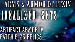 Idealized Artifact Armor FFXIV Patch 525 [upl. by Llebana601]