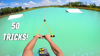 50 TRICKS  WAKEBOARDING [upl. by Bailie465]